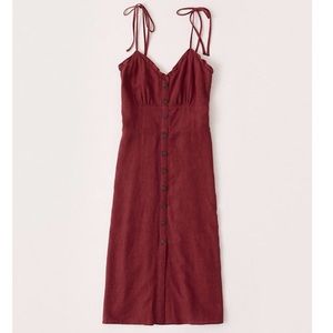 Abercrombie Button Midi Dress